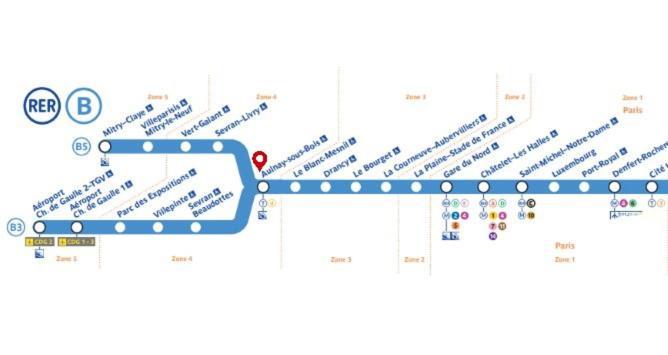 Studio Pratique Cdg/Villepinte/ Le Bourget Aulnay-sous-Bois Exteriör bild